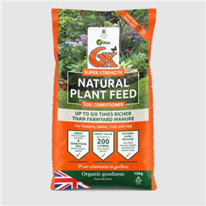 Vitax 6x Natural plant feed 15kg
